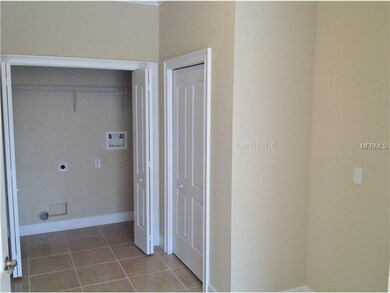 Inside unit Washer & Dryer closet on first level