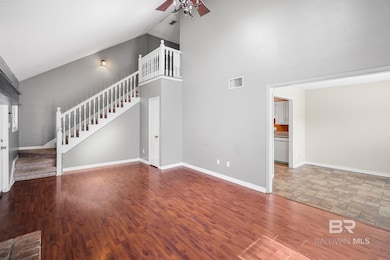 View of stairs from Living Room