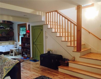 Open floor plan downstairs with a...