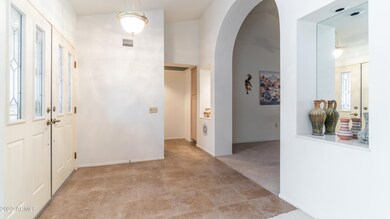 Entry way w/double doors