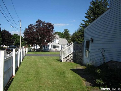 Yard. Side yard view looking toward backyard