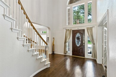 Front entry double glass door