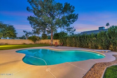 Spacious backyard