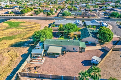 Drone guesthouse side yard