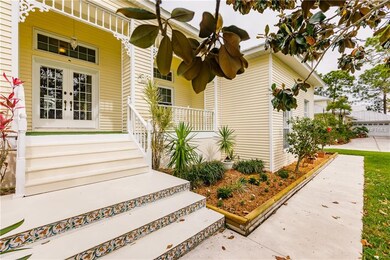 Front walkway and front porch