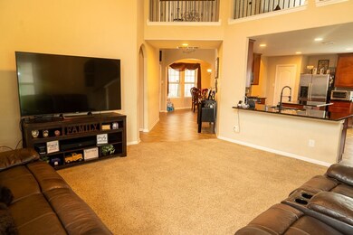 Living room looking towards front door.