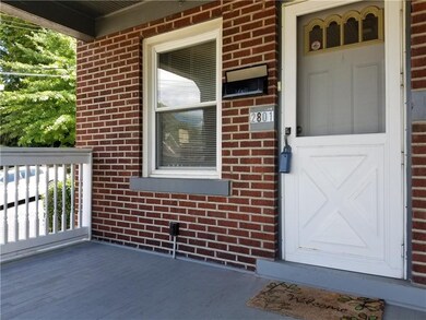 Covered front porch.