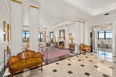 Stately entrance! The entry is the heart of this l