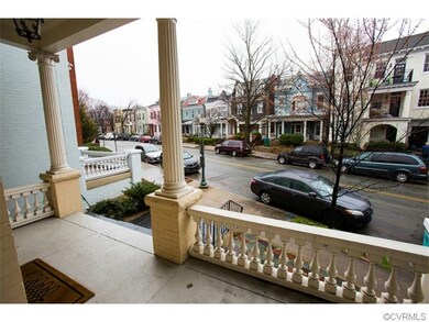 Wonderful front porch with classic charm.