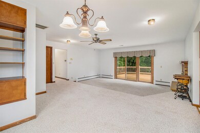 Living Room & Rear Deck.