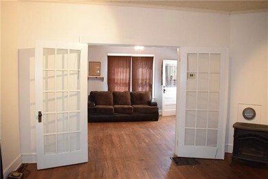 Lovely dining room and walk through the doors to t