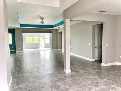 Dining room to Great room  on the right hallway to
