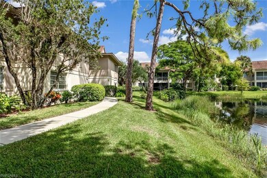 The tastefully landscaped view as you walk to the 