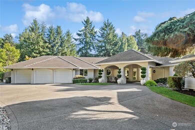 Upon approach to the main home, the first thing you see is the covered entry. Plenty of parking for all your guests.