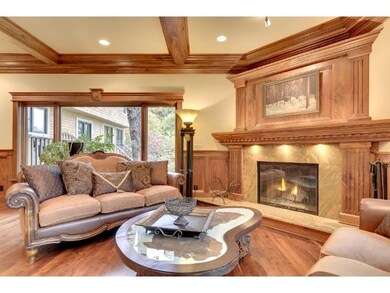 Wow! This great room feels like the banquet room a