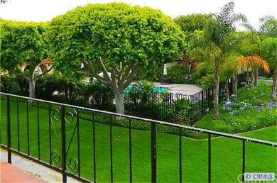 The view from the master bedroom balcony is refres