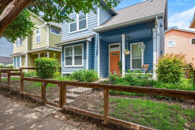 View of front of home featuring a porch and a shi
