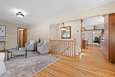 Inside you'll be welcome into the open living space complemented by beautiful refinished hardwood floors