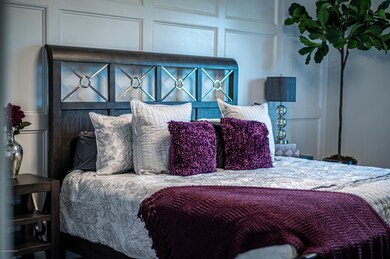 Master suite with decorative wall option