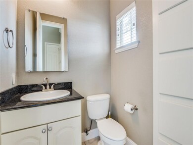 Powder bath downstairs.