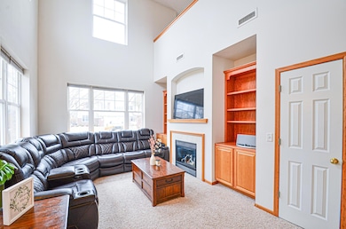 vaulted ceilings and lots of windows!