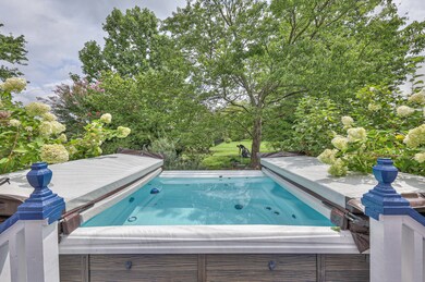 Swim Spa conveys with the property!