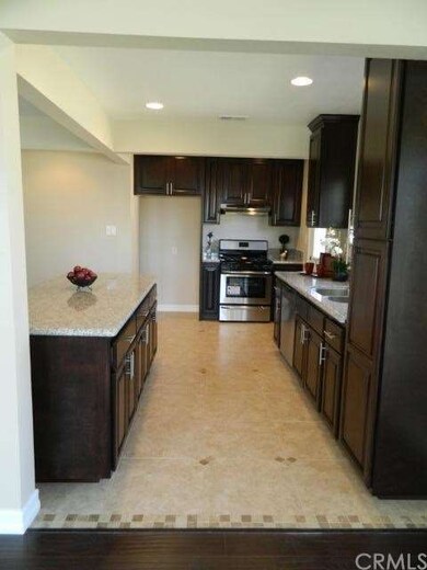 Beautiful kitchen with New Tile and Custom made ma