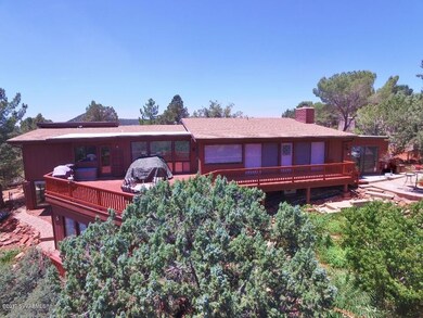 Back view of home