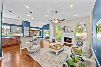 Open family room and kitchen is the heart of every
