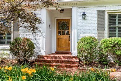Pretty landscaping and charming curb appeal