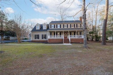 Front view of this expansive 1.55 acre property