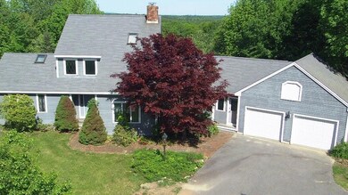 Front drone view