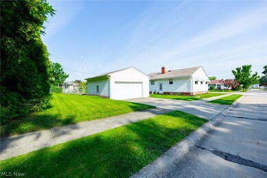 View of front of home with a front lawn