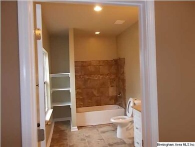 The Master Bathroom is roomy and ready for your pe