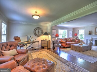 Living Room or Home Office connects with Family Room