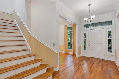 Entry View from Stairs towards Front Door