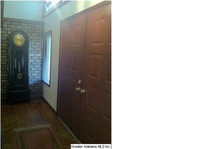 Double door entry.