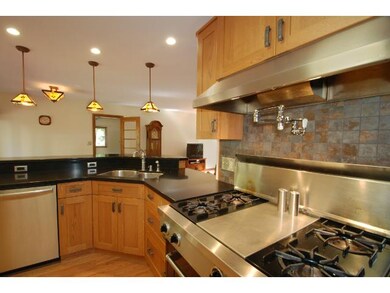 New gorgeous Silestone counters, a Viking stove wi