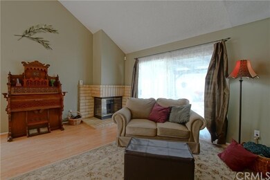 Fireplace in Living Room & Slider to Backyard