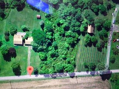 1 Acre lot is the brush and wooded area between th