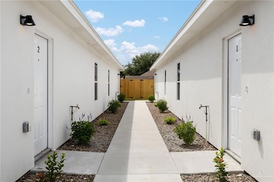 View of side of property with stucco siding