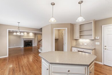 Kitchen opens into the living room, creating a more open feel in this space. 
