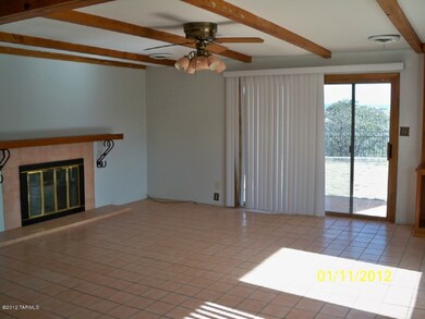 Family room with fireplace