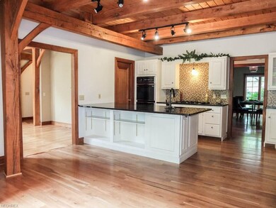 Kitchen has a center island.