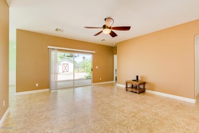 Living room/back patio door