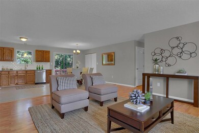 Open floor plan is great for entertaining