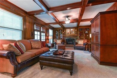 Versatile family room is perfect for watching your