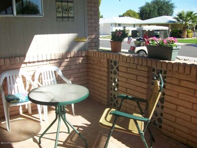 Front patio area