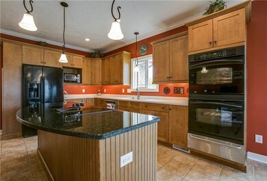 Custom over sized family kitchen!  There is a 6 Fo
