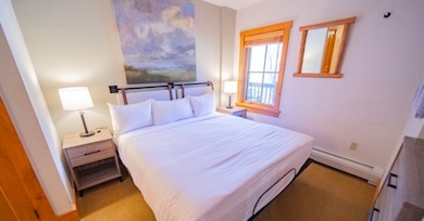 Bedroom featuring a baseboard heating unit
